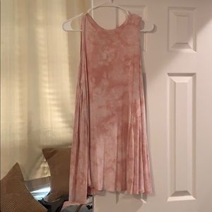 Tie dye cotton dress